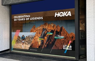 Hoka / UTMB Chamonix 2023 - Fly human fly - Graphic Design