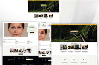 Nature’s Aim – Shopify E-commerce Store for Skincare & Wellness - Website Creation