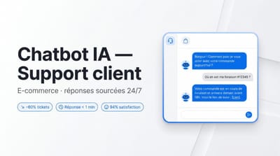 Chatbot IA de support client pour un e-commerce - Application web