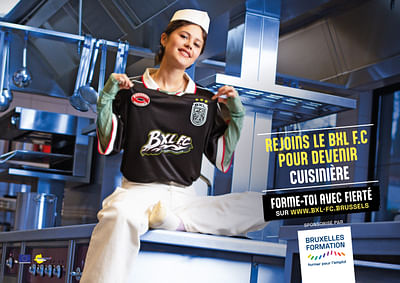 Bruxelles Formation. BXL F.C - Publicité