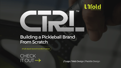 CTRL™ - Building a Pickleball Brand From Scratch - Usabilidad (UX/UI)