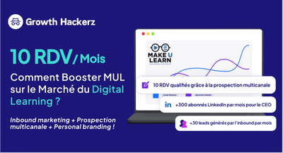 Inbound + Outbound : 30 leads & 10 RDV qualifiés par mois - Growth Marketing