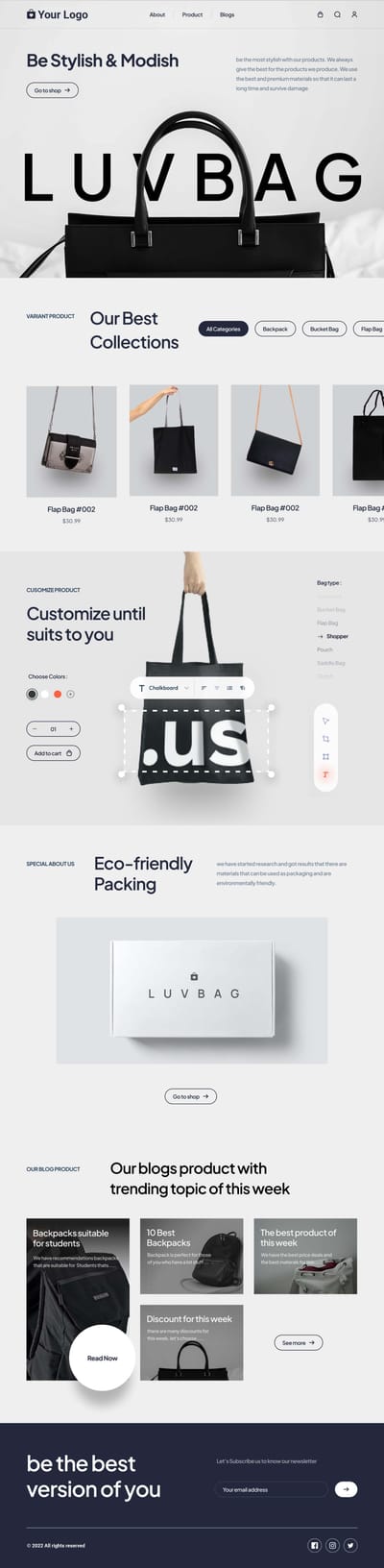 Luv Bag - Digital Strategy