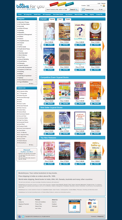 Online Book Store - Website Creatie