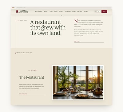 Nari Lundër: agro-tourism estate website - Creación de Sitios Web