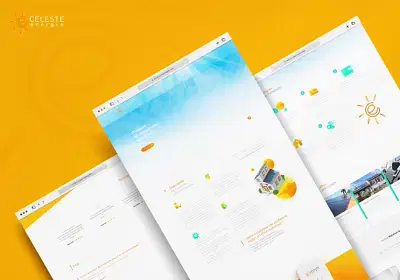 Réalisation sur mesure site web Celeste energie - SEO