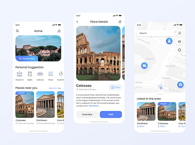 Design for travel mobile app - Graphic Design