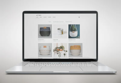 Diseño Web | ATMA Ceramics - Ontwerp