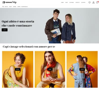 Humana Vintage - E-commerce