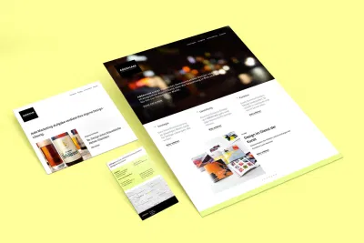 Corporate Website für ABERHAM Communication Design, Düsseldorf - Website Administratie