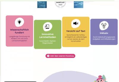 Projekt / Mambio Lern-App Website - Software Entwicklung