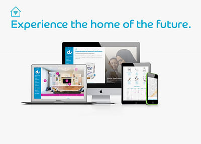 Du Smart Home website - Grafikdesign