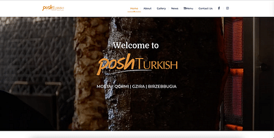 Posh Turkish Website - Création de site internet