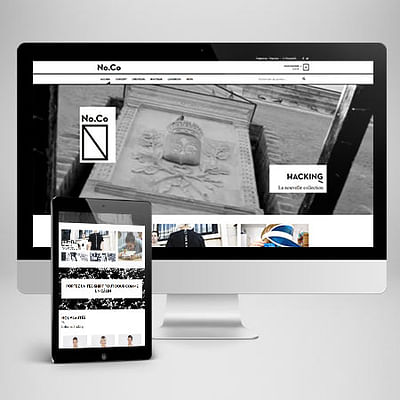 Création Site E-commerce - Vêtements de créateurs - Webseitengestaltung