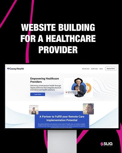 Website building for a healthcare provider - Website Creation
