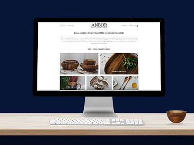 Construction boutique e-commerce - "ANBOR" - E-commerce