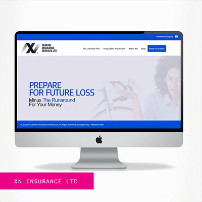 One-Page Project for XN General Insurance Ltd - Webseitengestaltung