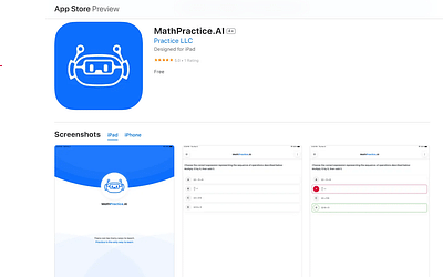 MathPractice.AI - Mobile App