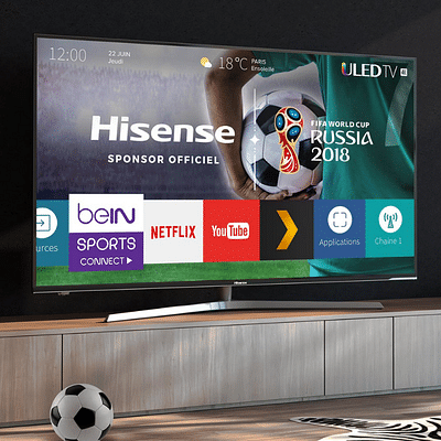 Hisense - partenaire officiel FIFA 2018 - Relations publiques (RP)