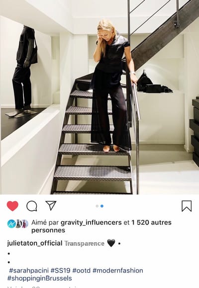 Sarah Pacini  Campaign in belgium with Influencers - Publicité en ligne