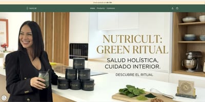 Imagen de marca y web para empresa de suplementación - Website Creation