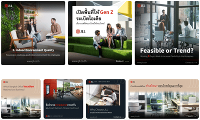 JLL – Social Media Artworks (Facebook & LinkedIn) - Social Media