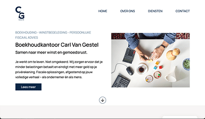 Carl Van Gestel - Website Creatie