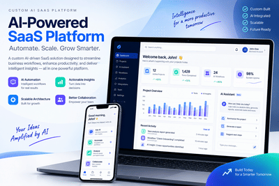 Custom AI SaaS Business Platform - Artificial Intelligence