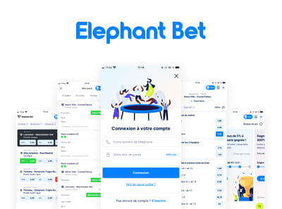 Elephant Bet - Conception UX/UI Site Paris Sportif - Stratégie digitale