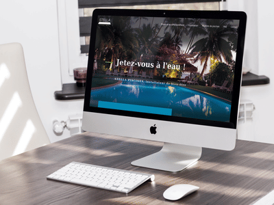 Création site internet pour pisciniste - Website Creatie