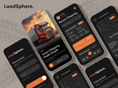 LoadSphere - Logistics Mobile App - Usabilidad (UX/UI)
