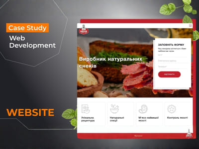 A case of creating a business card site for Miron TM - Website Creatie