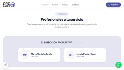 Centro de Reconocimientos de Conductores Zafra - Creación de Sitios Web