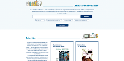 Association des éditeurs belges (ADEB) - Design & graphisme