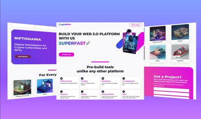 Cryptomntr - Création de site internet