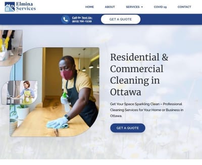 Elmina Services - Web Design & Development - Website Creatie