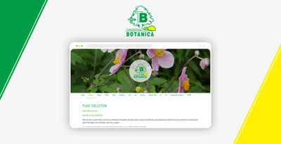 Botanica Website & Webshop - Ergonomie (UX/UI)