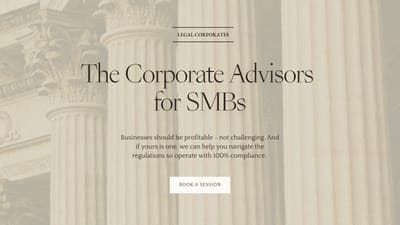 Legal Corporates - Création de site internet