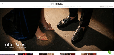 INSIGNIA - Footwear Brand - E-commerce