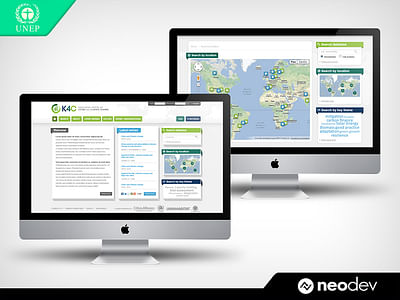 Développement d'une plateforme Web pour le climat - Création de site internet