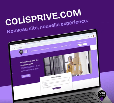 Refonte site web Colis Privé - Website Creation
