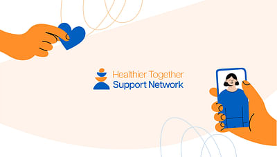 Healthier Together Support Network brand relaunch - Branding & Positioning