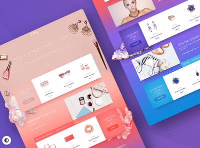 Custom Colors - Website Redesign - E-commerce