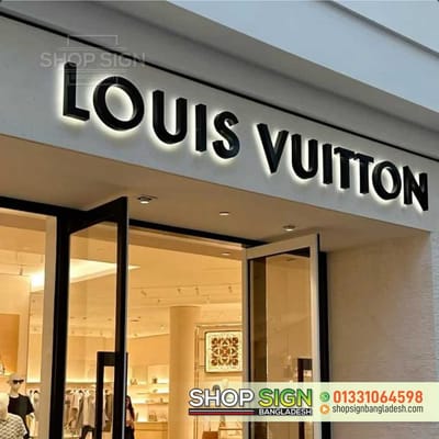 Acrylic letter signboard for Shopping Mall. - 3D