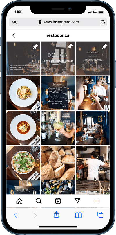 Donca restaurant ( Réseaux Sociaux) - Publicité en ligne