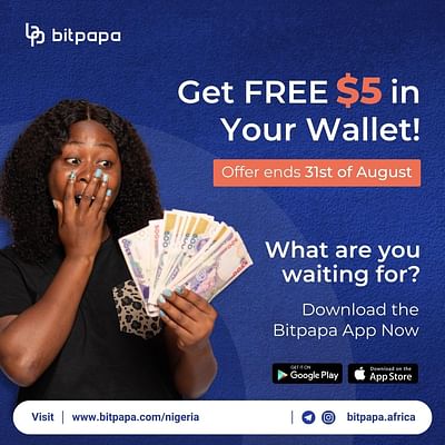 Bitpapa Cryptocurrency Launch in Africa - Image de marque & branding