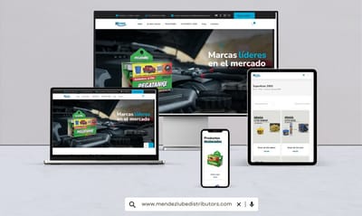 Méndez Lube — Website + online store (WooCommerce) - Création de site internet