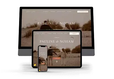 CRÉATION SITE INTERNET MARIAGE - Création de site internet