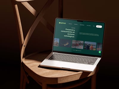 Nativo Broker: WebSite Institucional - Création de site internet