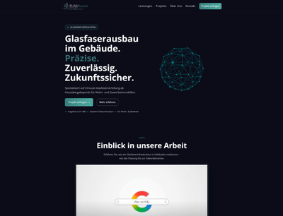 RW-Bautech │ Kundenwebsite │ Webglueck - Création de site internet